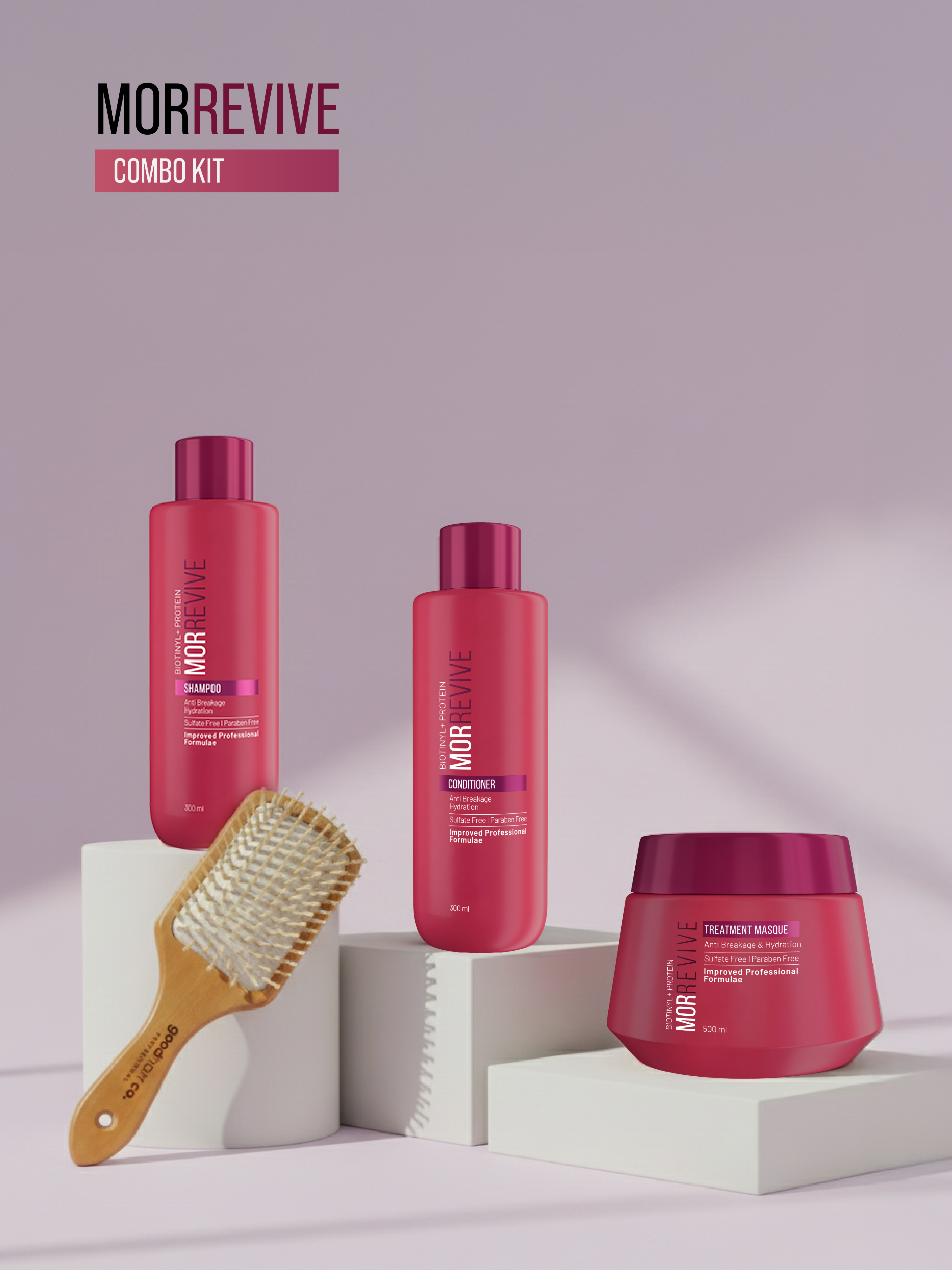 MOR REVIVE KIT(FREE HAIR BRUSH) - 5